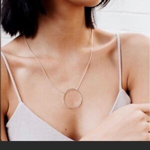 LELE SADOUGHI silver circle necklace